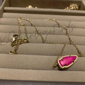 Kendra Scott Skylie Pink Necklace - RARE AND HTF!*